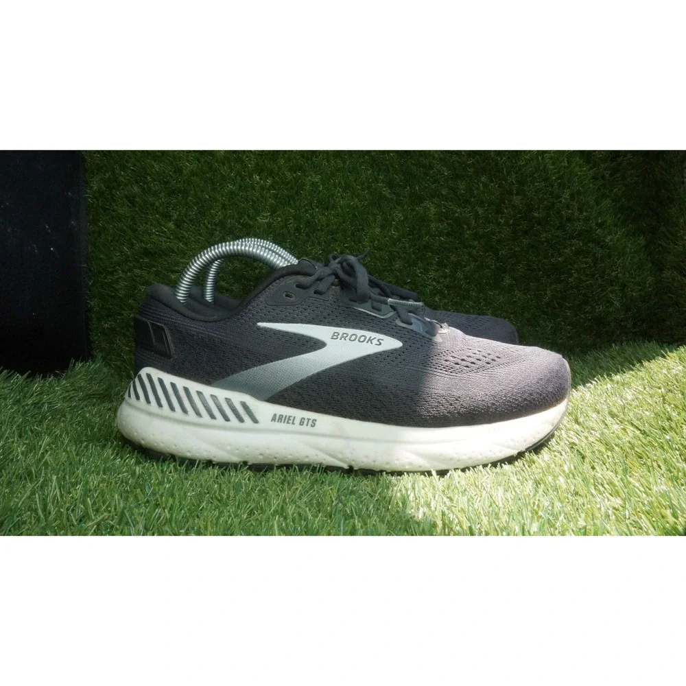 Brooks Ariel GTS Womens Running Shoes SZ 9 EE Gray Black Stability Sneakers